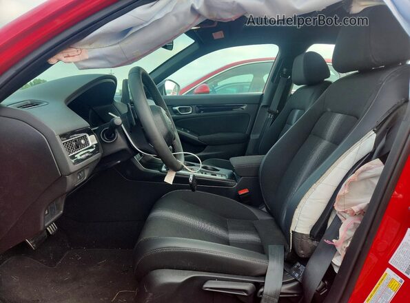 2HGFE4F86TH349519 2026 HONDA CIVIC Red Widok wnętrza z przodu
