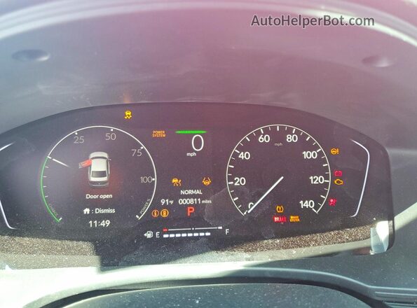 2HGFE4F86TH349519 2026 HONDA CIVIC Red Widok zestawu wskaźników