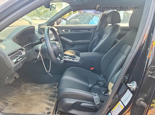 2HGFE4F87SH009987 2025 HONDA CIVIC Black Front interior view