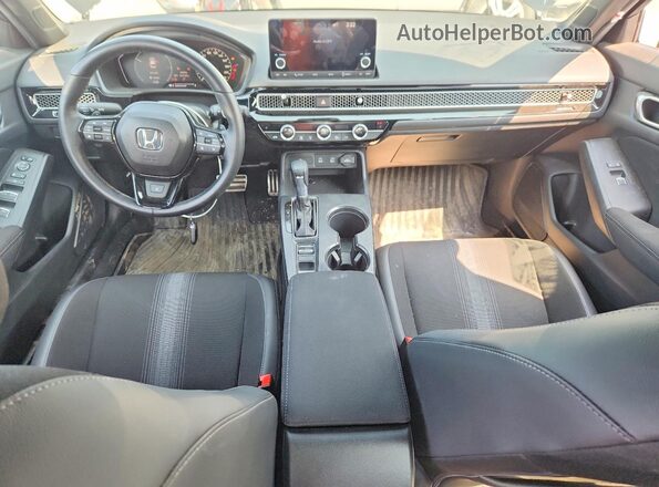 2HGFE4F87SH009987 2025 HONDA CIVIC Black Dashboard view