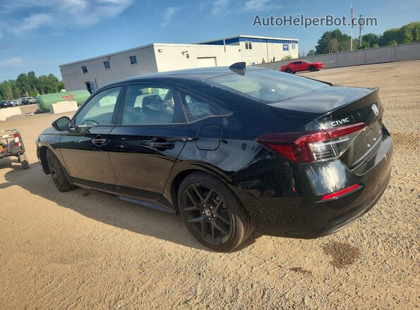 2HGFE4F87SH009987 2025 HONDA CIVIC Black Rear left
