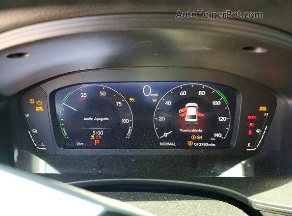 2HGFE4F87SH307407 2025 HONDA CIVIC Silver Vista del cuadro de instrumentos