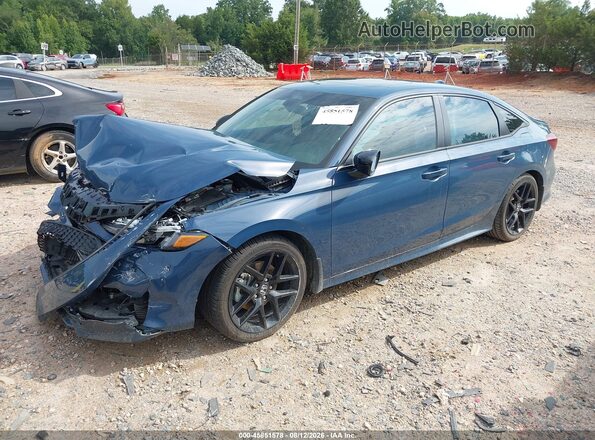 2HGFE4F87SH314079 2025 HONDA CIVIC Blue Vista tres cuartos delantera izquierda