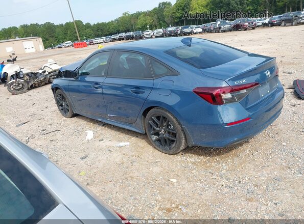 2HGFE4F87SH314079 2025 HONDA CIVIC Blue Trasero izquierdo