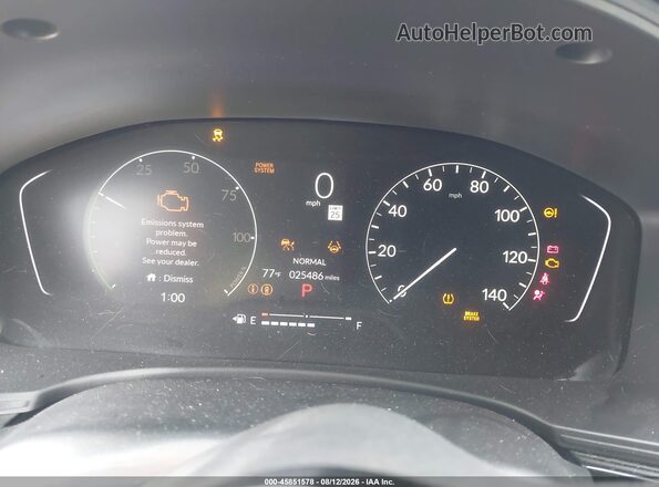 2HGFE4F87SH314079 2025 HONDA CIVIC Blue Vista de los asientos traseros