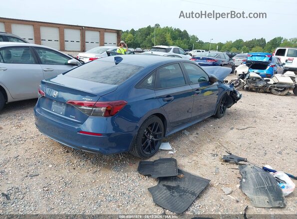 2HGFE4F87SH314079 2025 HONDA CIVIC Blue Trasero derecho