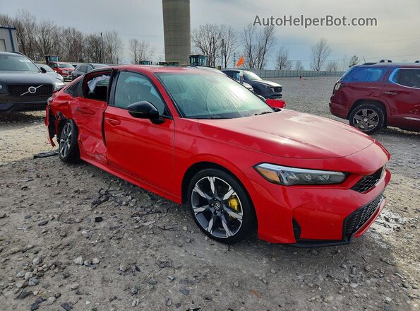 2HGFE4F87SH318827 2025 HONDA CIVIC Red Front right