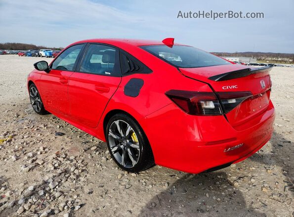 2HGFE4F87SH318827 2025 HONDA CIVIC Red Rear left