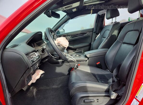 2HGFE4F87SH318827 2025 HONDA CIVIC Red Front interior view