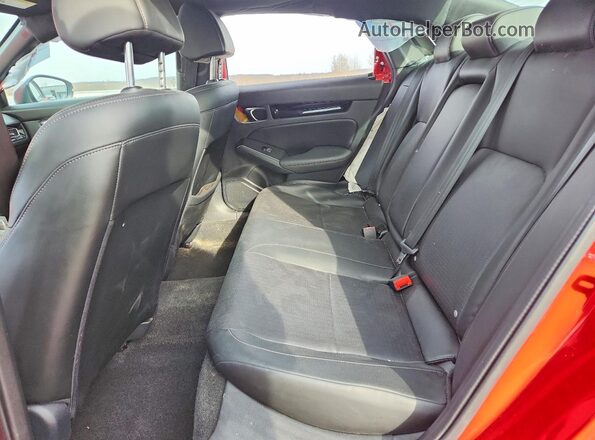 2HGFE4F87SH318827 2025 HONDA CIVIC Red Rear seats view