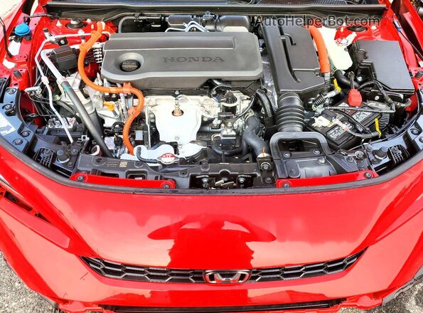 2HGFE4F87TH347956 2026 HONDA CIVIC Красный Вид задней части салона