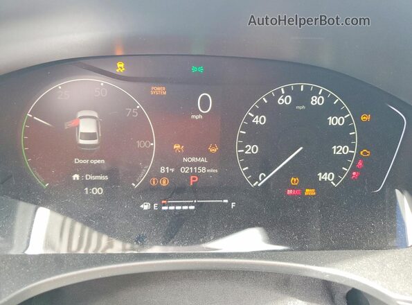 2HGFE4F88SH311417 2025 HONDA CIVIC Blue Սարքավորումների վահանակի տեսք