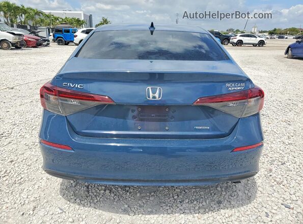 2HGFE4F88SH311417 2025 HONDA CIVIC Blue Հետևի տեսք