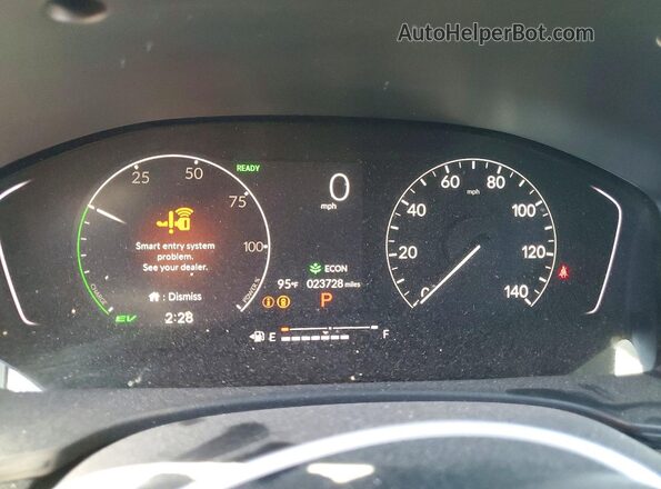 2HGFE4F88SH338889 2025 HONDA CIVIC Charcoal Widok zestawu wskaźników