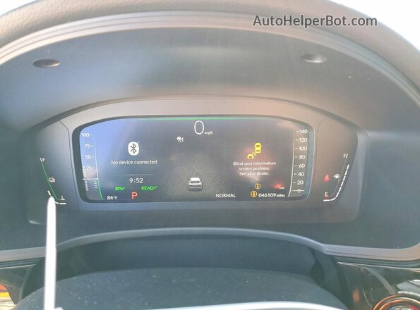 2HGFE4F88SH346555 2025 HONDA CIVIC Gray Instrument cluster view