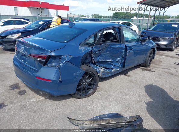 2HGFE4F88TH306638 2026 HONDA CIVIC Синий Задняя правая четверть