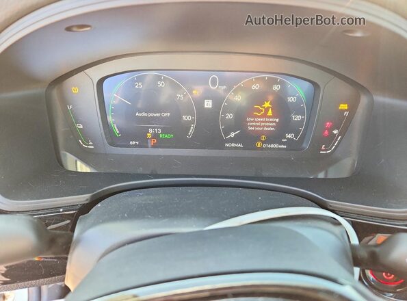 2HGFE4F89SH318652 2025 HONDA CIVIC White ხელსაწყოთა პანელის ხედი
