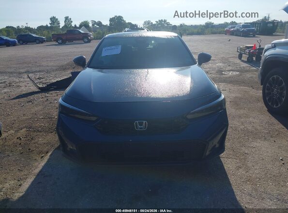 2HGFE4F89SH325584 2025 HONDA CIVIC Blue Instrument cluster view