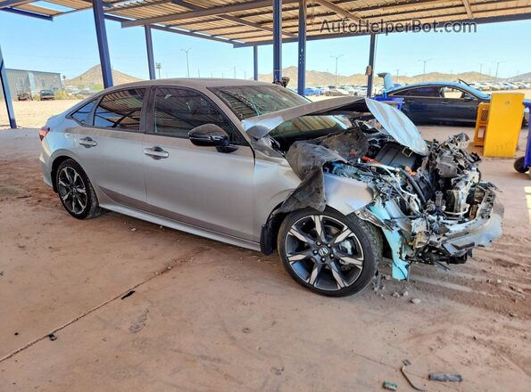 2HGFE4F89SH330400 2025 HONDA CIVIC Серебряный Передняя правая четверть