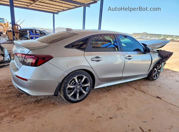 2HGFE4F89SH330400 2025 HONDA CIVIC Серебряный Задняя правая четверть