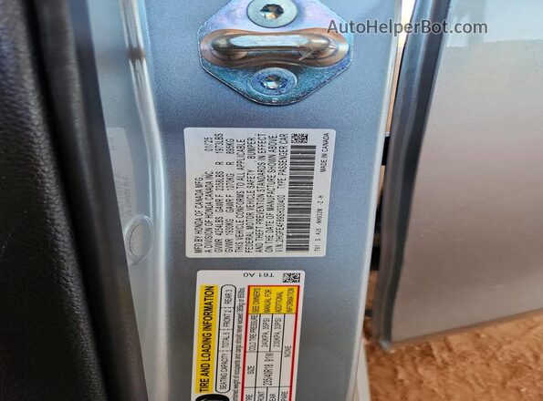 2HGFE4F89SH330400 2025 HONDA CIVIC Серебряный Вид наклейки с VIN-кодом
