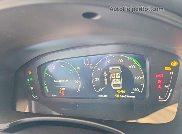 2HGFE4F89SH330400 2025 HONDA CIVIC Серебряный Вид щитка приборов