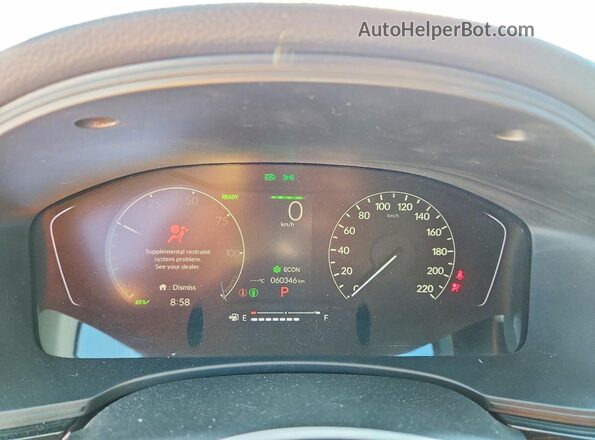 2HGFE4F89TH000824 2026 HONDA CIVIC White ხელსაწყოთა პანელის ხედი