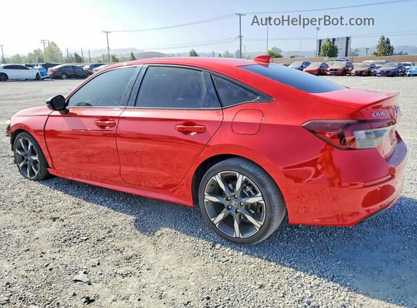 2HGFE4F8XSH304422 2025 HONDA CIVIC Red უკანა მარცხენა
