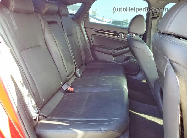 2HGFE4F8XSH304422 2025 HONDA CIVIC Red უკანა სავარძლების ხედი