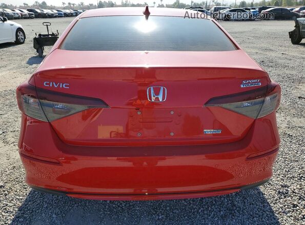 2HGFE4F8XSH304422 2025 HONDA CIVIC Red უკანა ხედი
