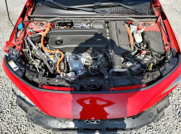 2HGFE4F8XSH304422 2025 HONDA CIVIC Red უკანა სალონის ხედი
