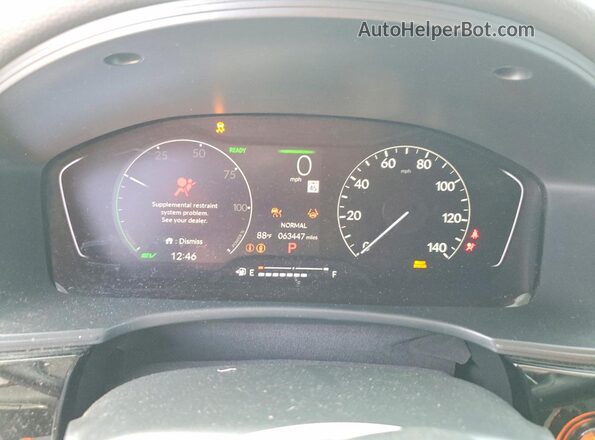 2HGFE4F8XSH340434 2025 HONDA CIVIC White Вид щитка приладів