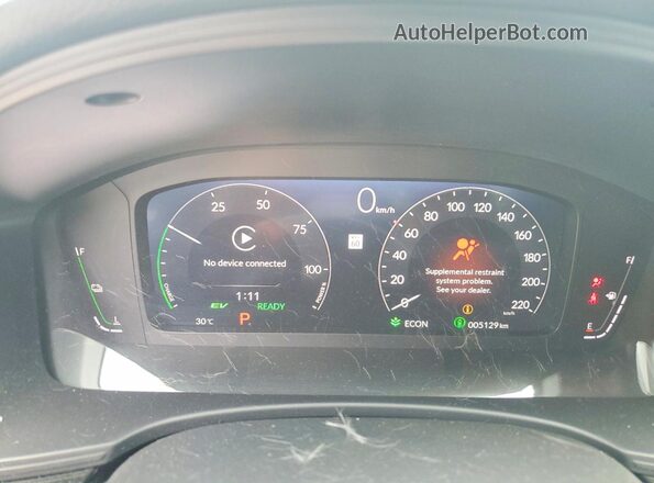 2HGFE4F8XTH011766 2026 HONDA CIVIC Черный Вид щитка приборов