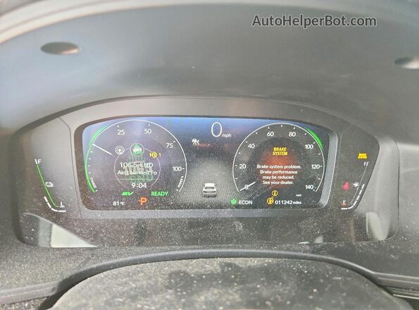 2HGFE4F8XTH313493 2026 HONDA CIVIC Gray ხელსაწყოთა პანელის ხედი