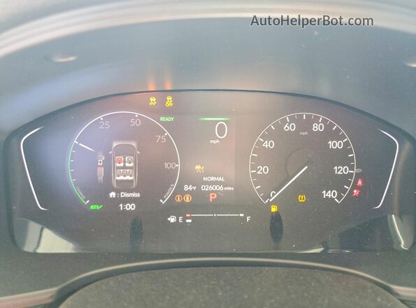 2HGFE4F8XTH326275 2026 HONDA CIVIC Black Սարքավորումների վահանակի տեսք