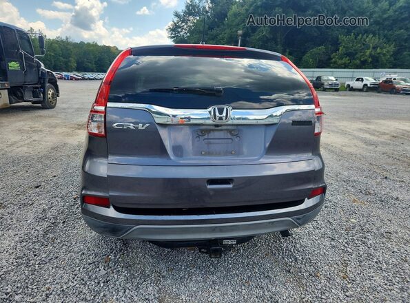 2HKRM3H35GH501166 2016 HONDA CR-V Gray Вид ззаду