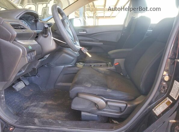 2HKRM3H38GH507219 2016 HONDA CR-V Black Widok wnętrza z przodu