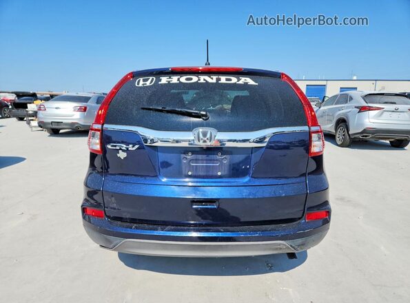 2HKRM3H43GH506410 2016 HONDA CR-V Blue Вид ззаду