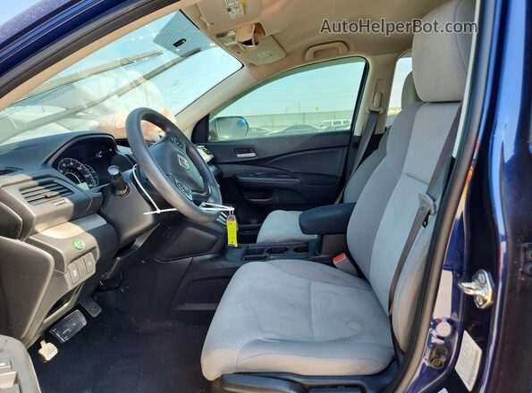 2HKRM3H43GH506410 2016 HONDA CR-V Blue Вид салону спереду