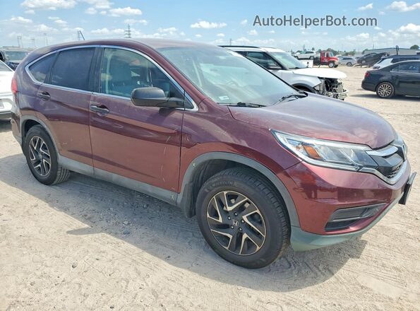 2HKRM3H46GH506482 2016 HONDA CR-V Maroon Передня права чверть
