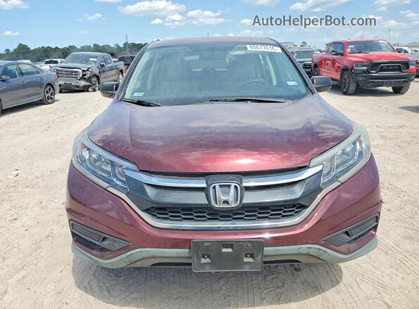 2HKRM3H46GH506482 2016 HONDA CR-V Maroon Вид спереду