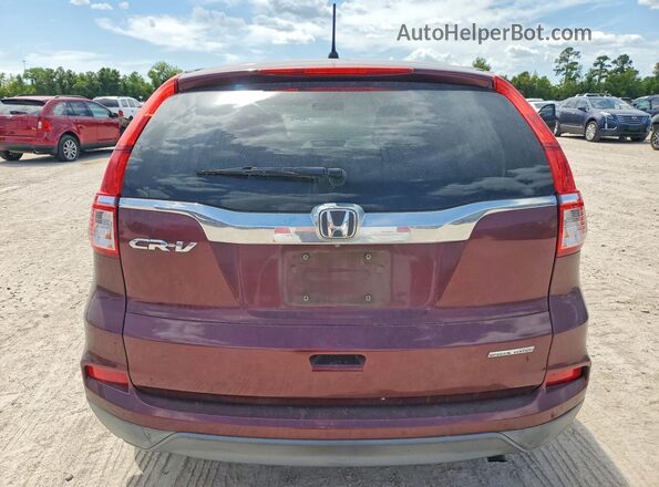 2HKRM3H46GH506482 2016 HONDA CR-V Maroon Вид ззаду