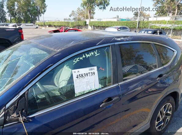 2HKRM3H46GH533231 2016 HONDA CR-V Blue Widok z przodu