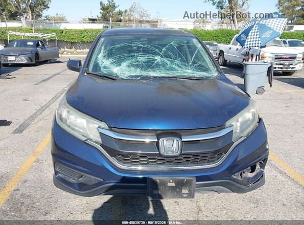 2HKRM3H46GH533231 2016 HONDA CR-V Blue Widok wnętrza z tyłu
