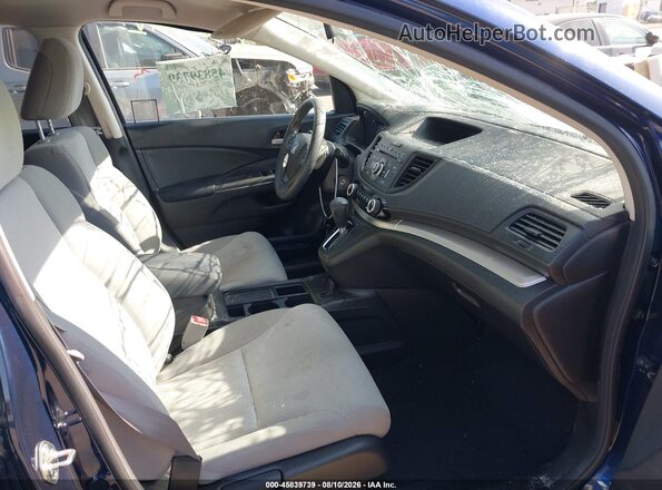 2HKRM3H46GH533231 2016 HONDA CR-V Blue Widok wnętrza z przodu