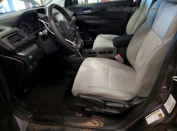 2HKRM3H49GH569804 2016 HONDA CR-V Gray Vista interior delantera
