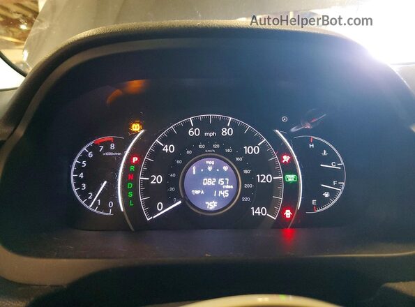 2HKRM3H49GH569804 2016 HONDA CR-V Gray Vista del cuadro de instrumentos