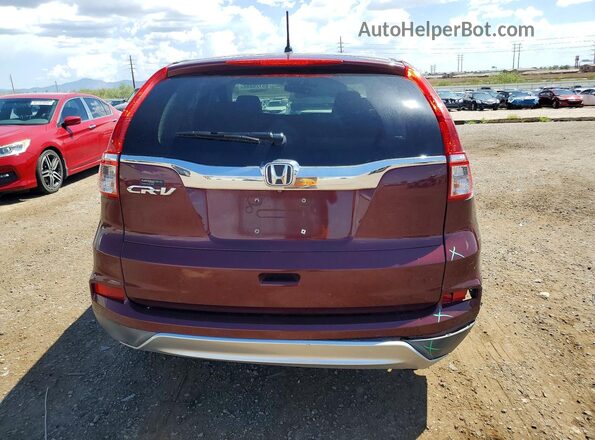 2HKRM3H53GH544941 2016 HONDA CR-V Burgundy Vista trasera