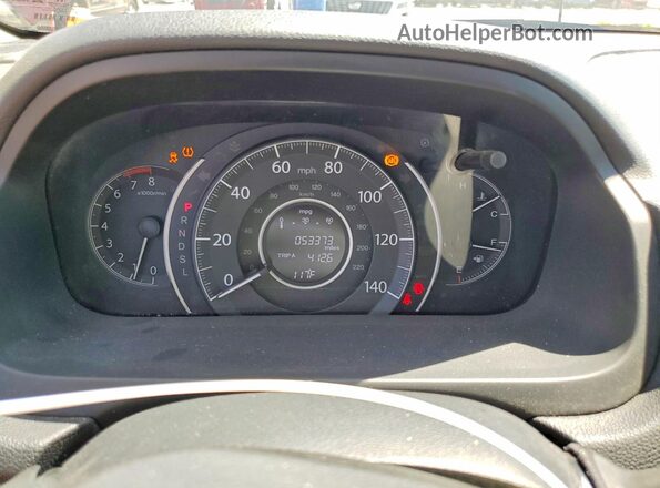 2HKRM3H53GH544941 2016 HONDA CR-V Burgundy Vista del cuadro de instrumentos