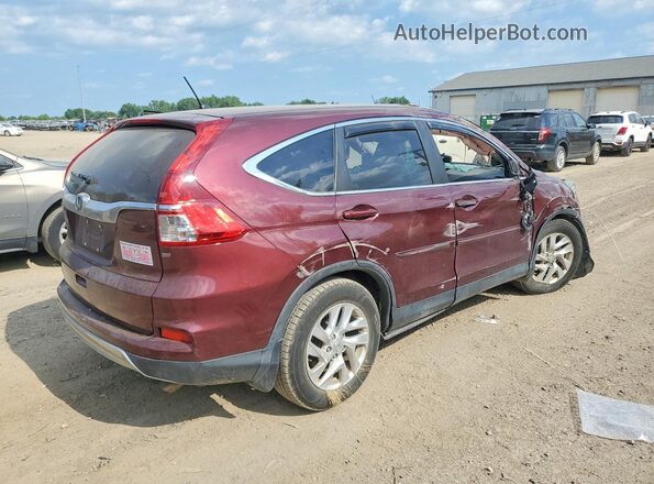 2HKRM3H55GH566861 2016 HONDA CR-V Maroon Rear right